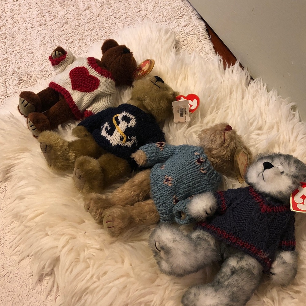 Attic treasure bears with sweaters